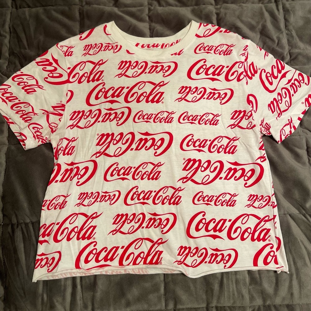Small coca-cola crop top